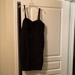 Black, knee length cocktail dress, Size 16